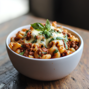 Hearty Beefaroni Recipe fresh from the oven